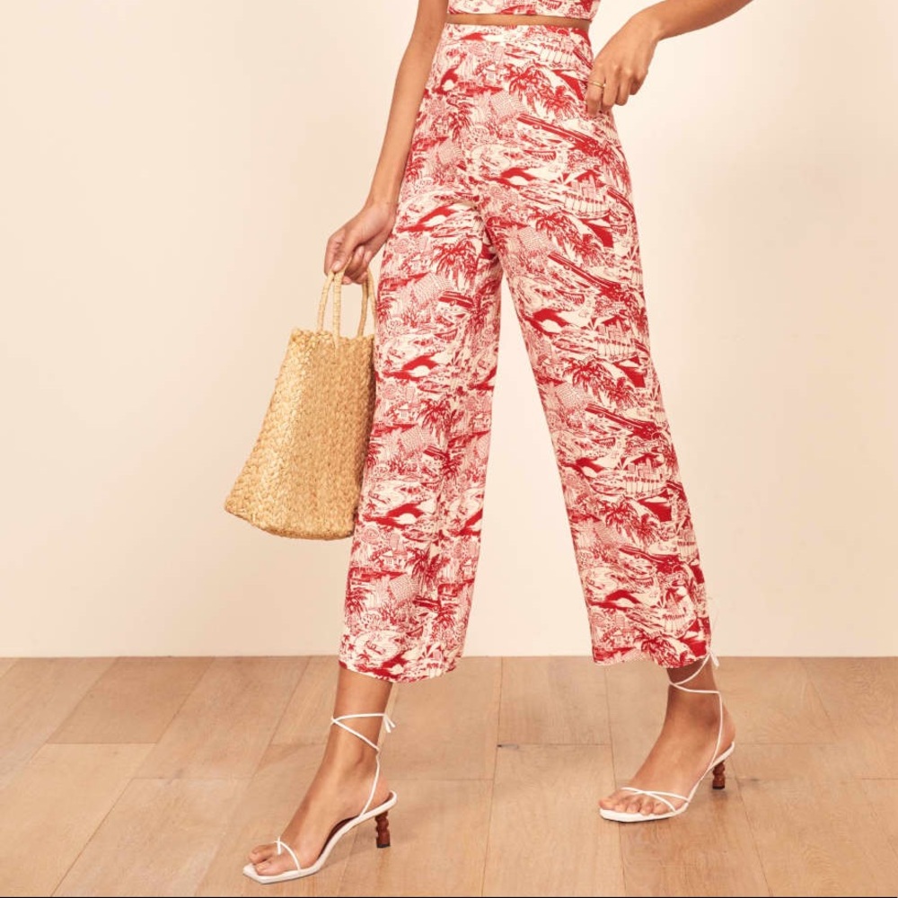 Reformation | Wide Leg Crop Pants (6)